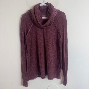 Free people beach cocoon cowl Maroon pullover Sweatshirt